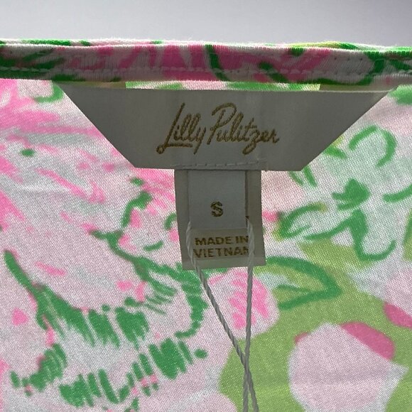 Lilly Pulitzer Parigi Women's Size S Fauna Green Skort Romper NWT - Picture 4 of 6